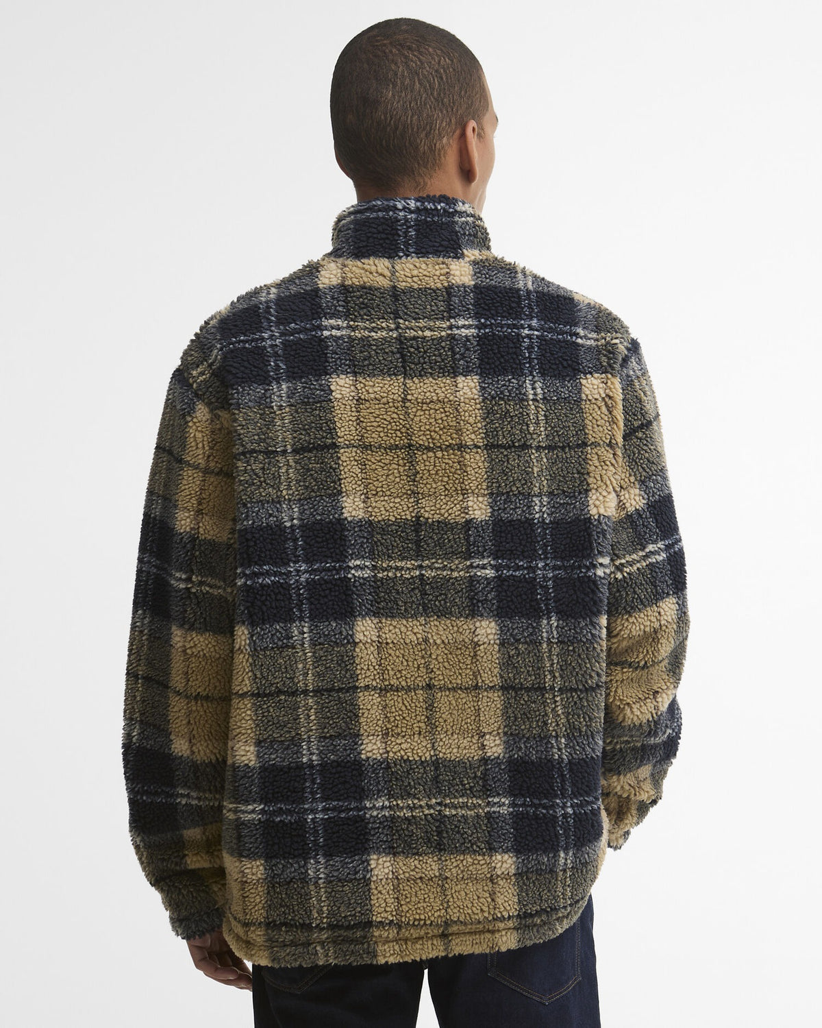 Tartan Half-Zip Fleece - Birchwood Dress Tartan