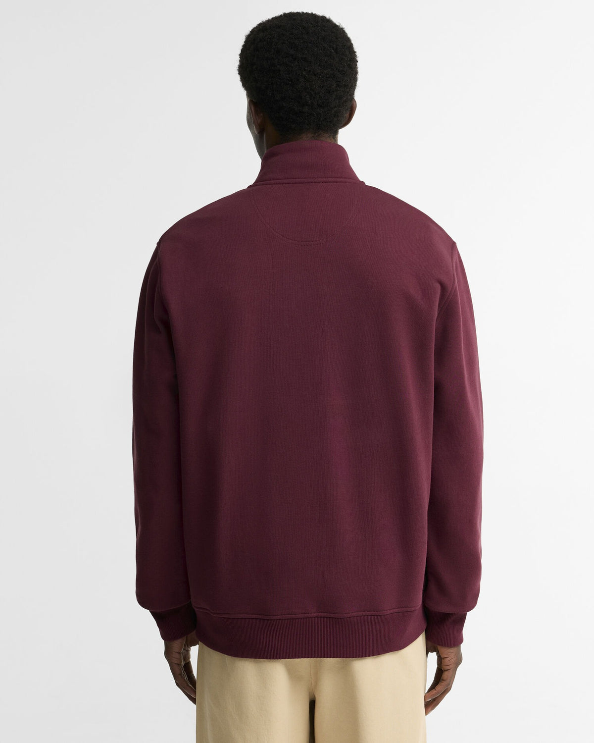 Fosse Half-Zip Sweatshirt - Dark Bordeaux
