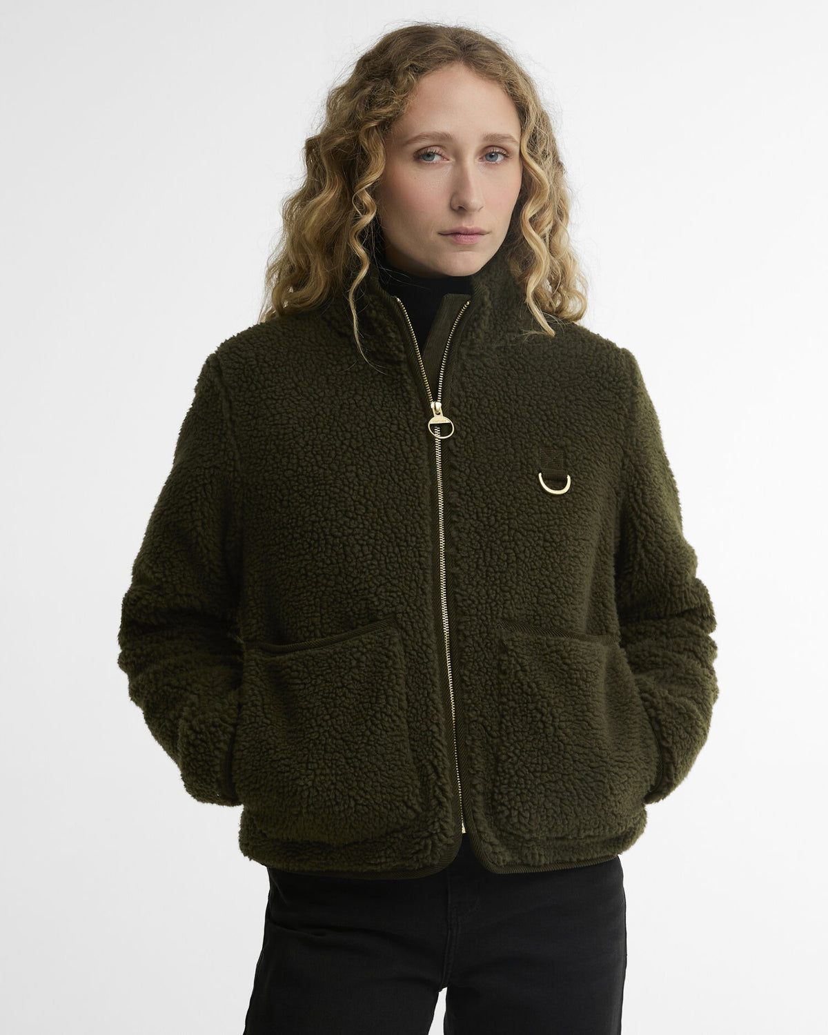 Elenora Fleece Jacket - Olive