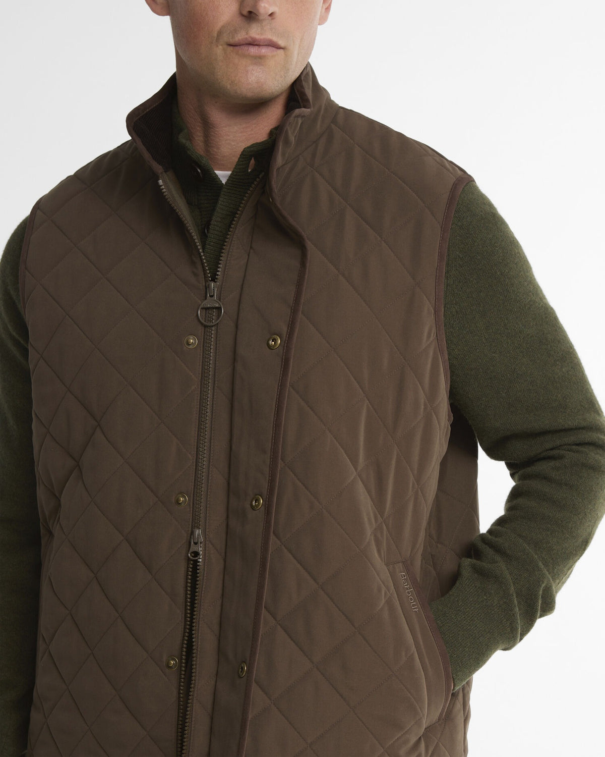 Rosley Polarquilt Gilet - Dark Olive