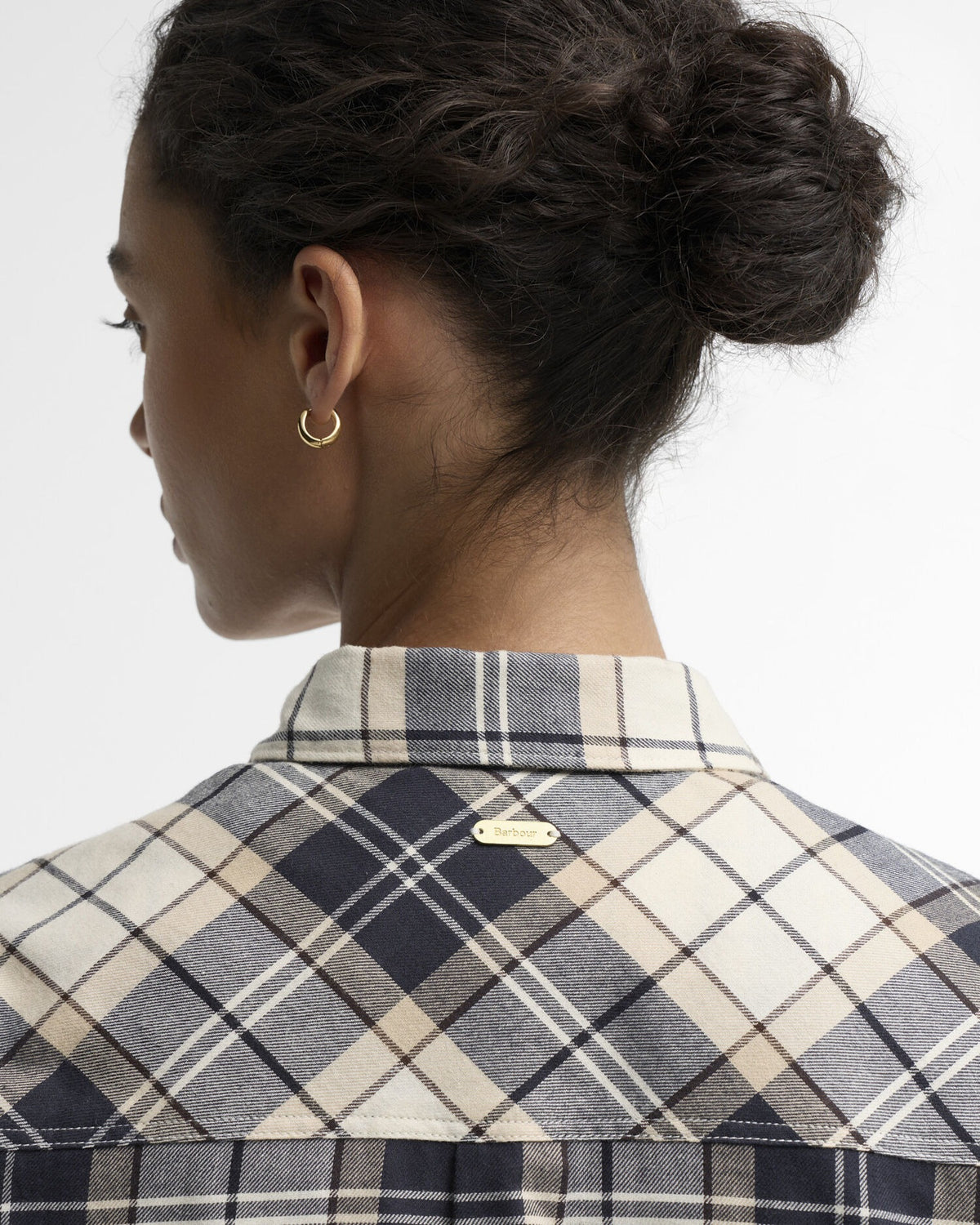 Elishaw Relaxed Long-Sleeved Shirt - Lt Birchwood Tartan