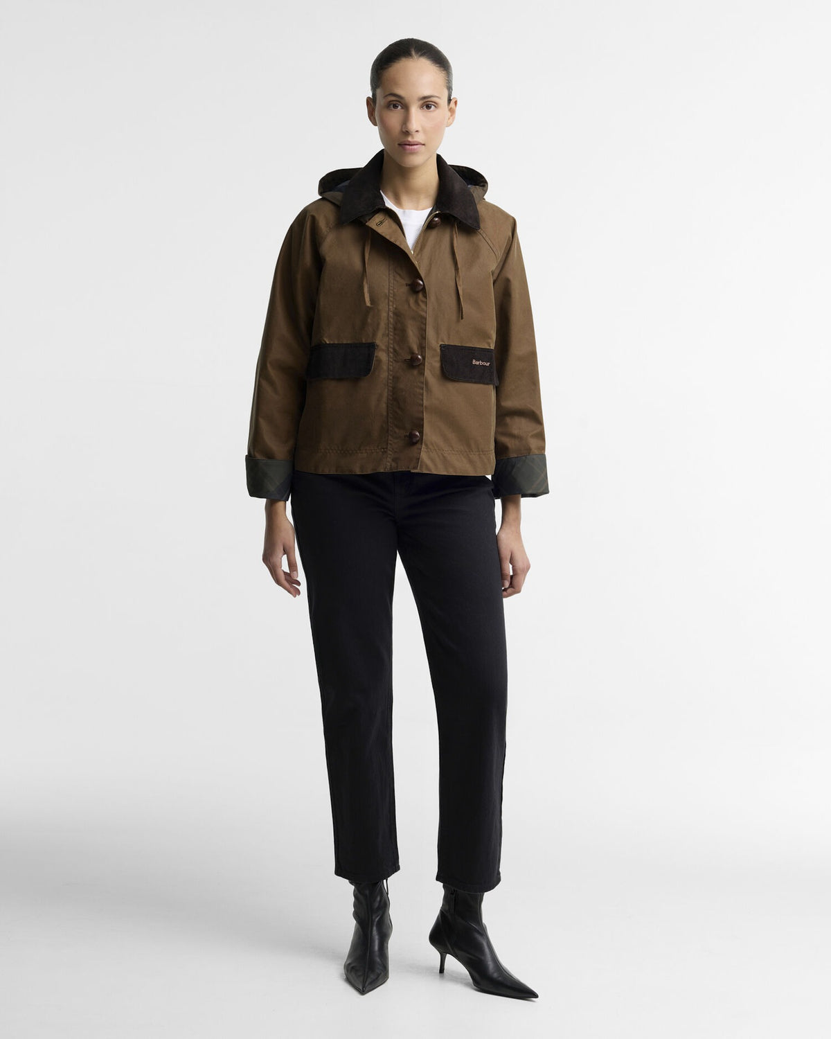 Adina Waxed Jacket - Tan/Shadow Classic