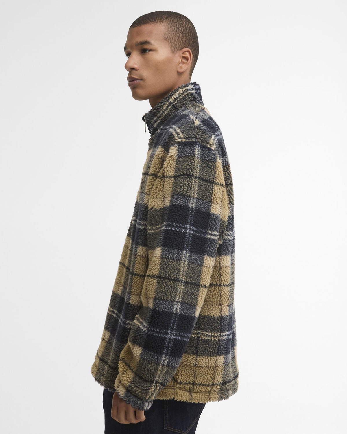 Tartan Half-Zip Fleece - Birchwood Dress Tartan