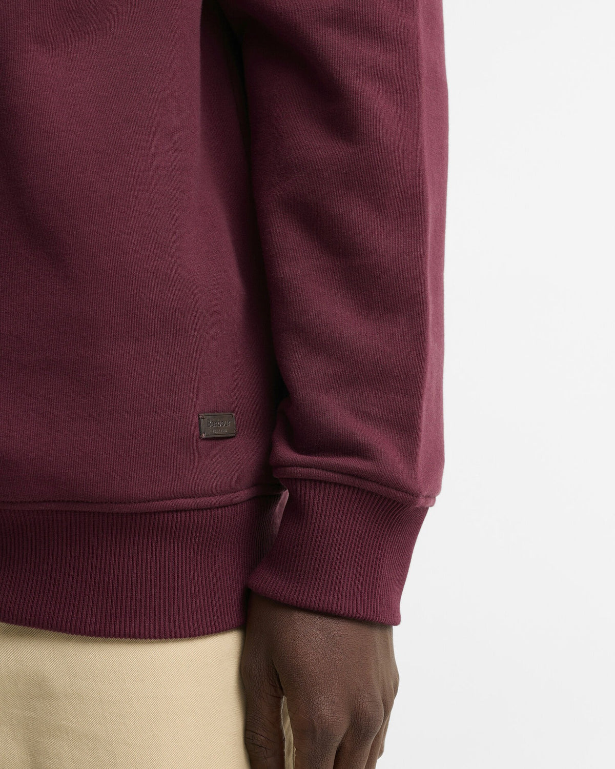 Fosse Half-Zip Sweatshirt - Dark Bordeaux