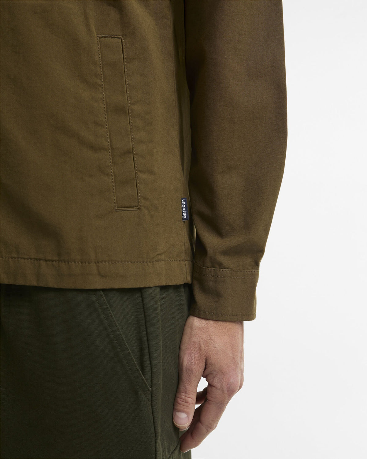 Cord Collar Twill Overshirt - Beech