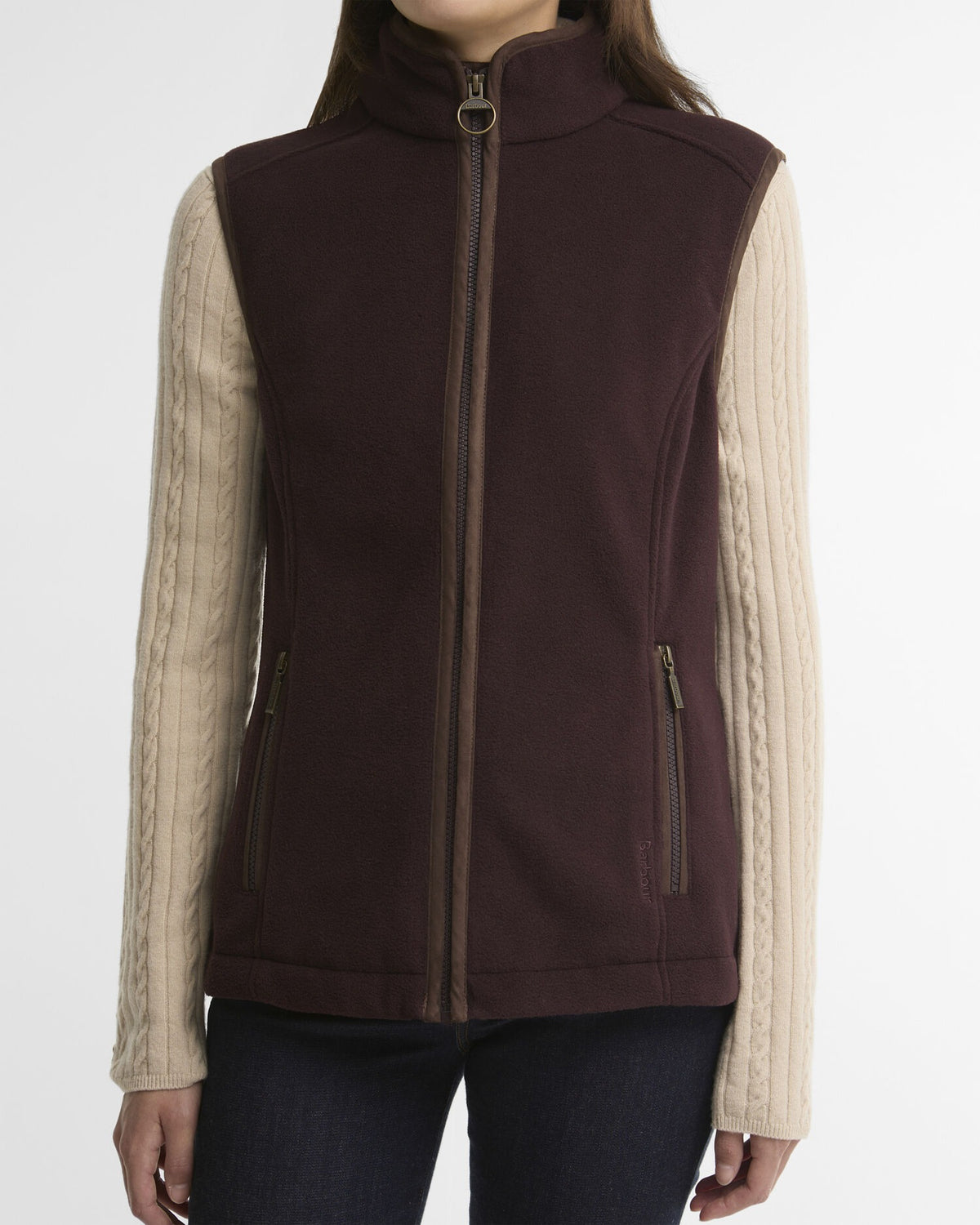 Country Colton Fleece Gilet - Fig