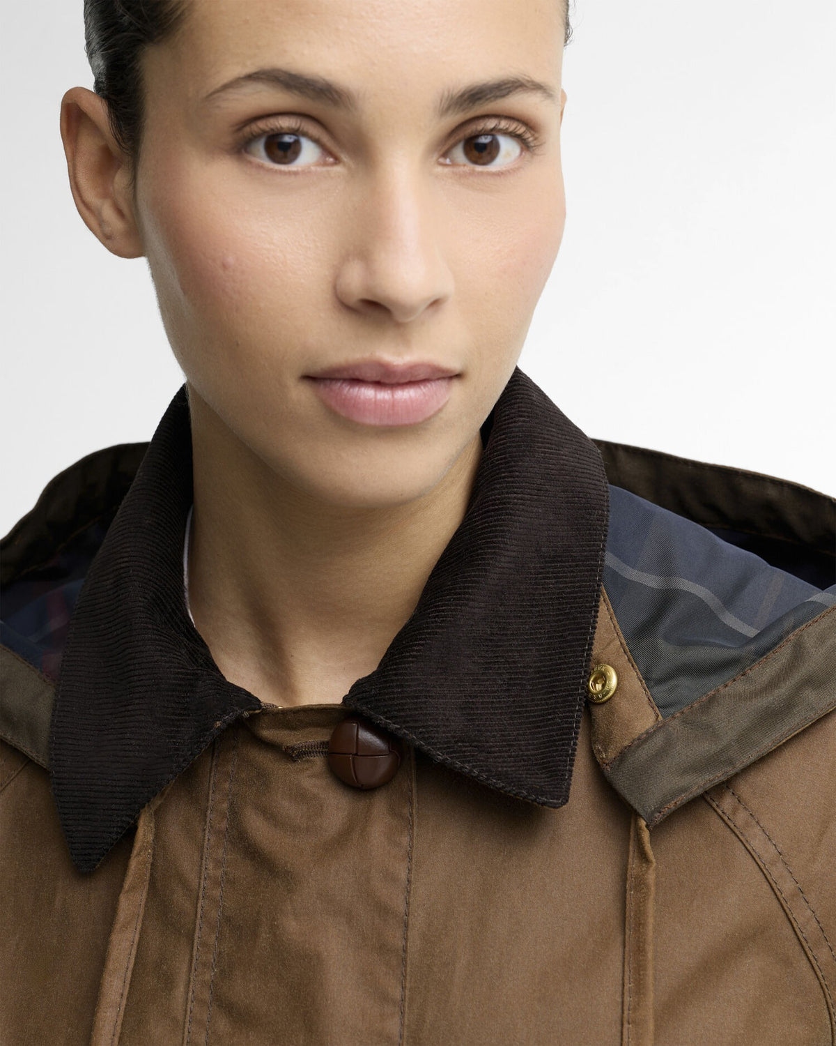 Adina Waxed Jacket - Tan/Shadow Classic
