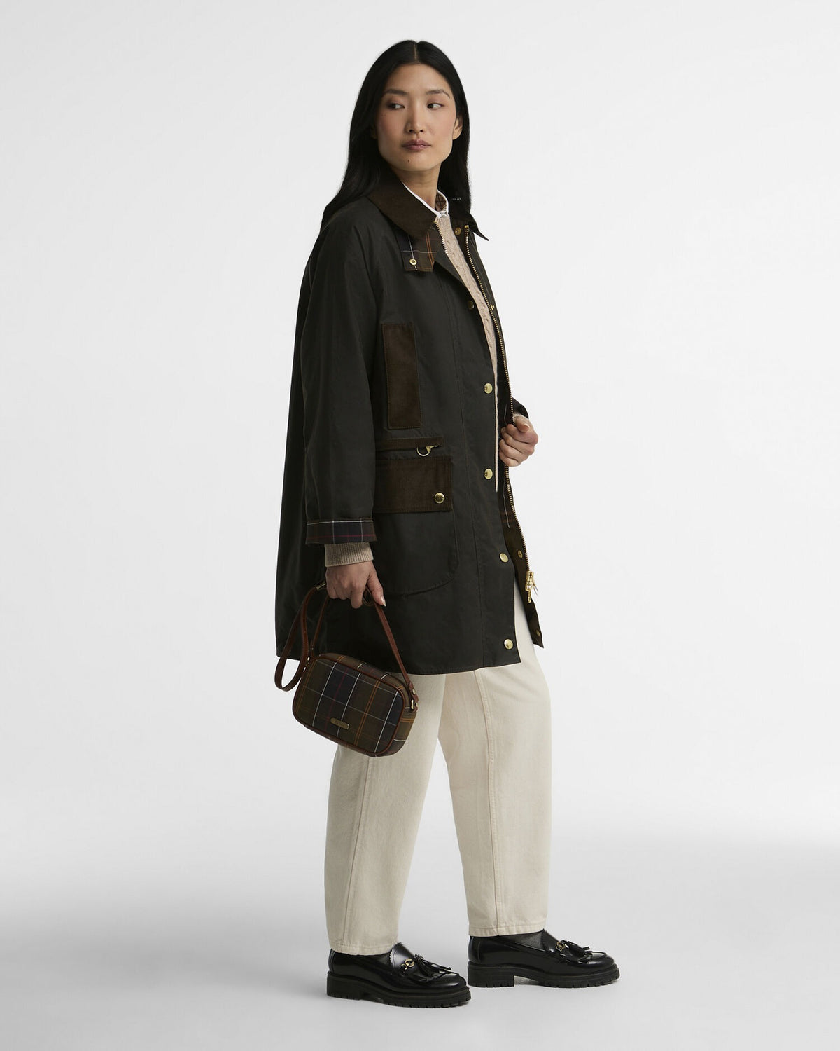 Icons Modern Beaufort Waxed Jacket - Olive/Classic