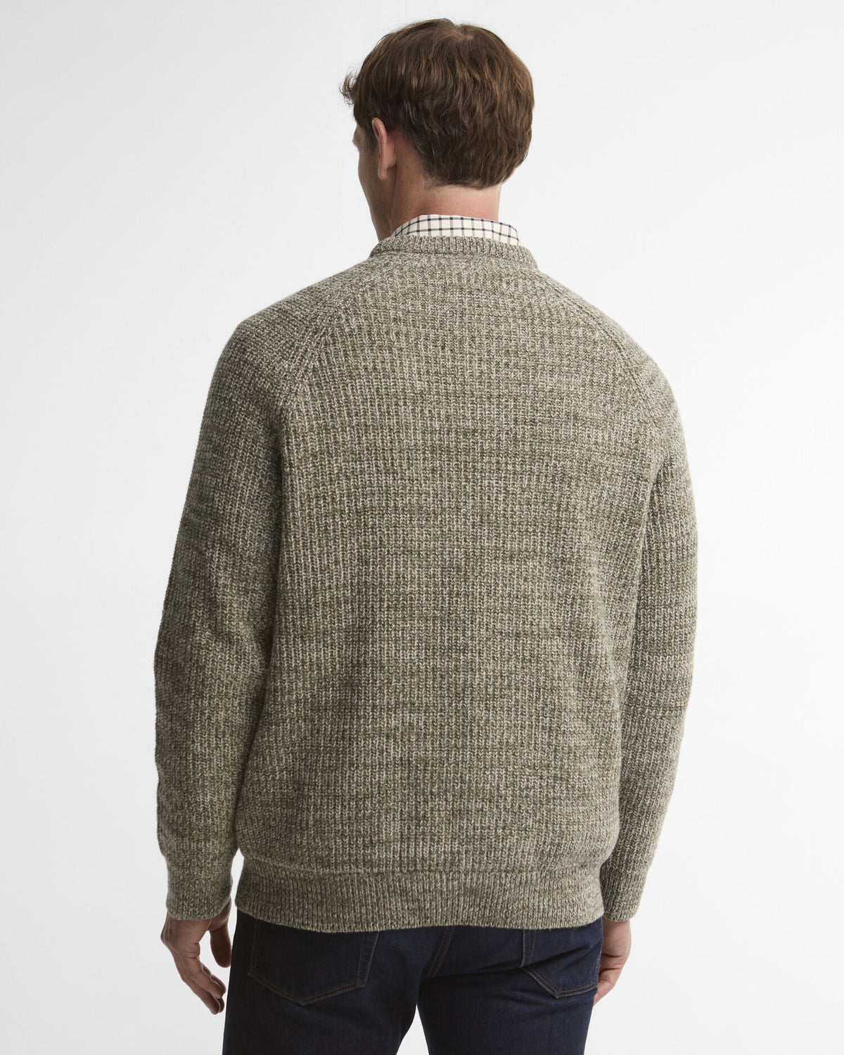 Horseford Crew Neck Jumper - Shadow Green