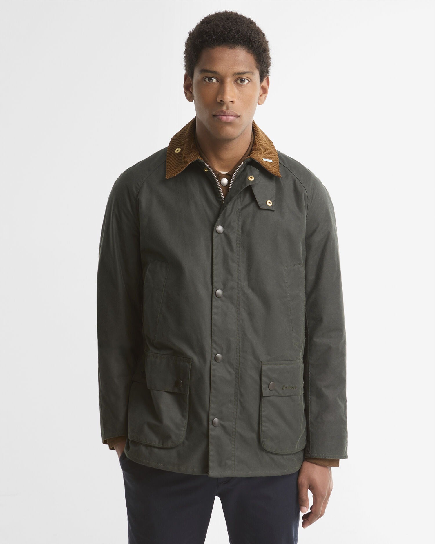 Icons Ashby Waxed Jacket - Sage