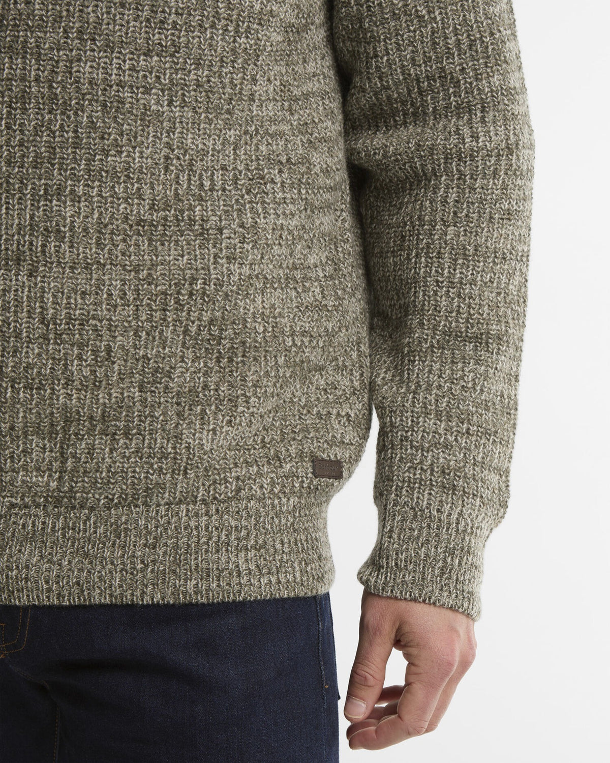 Horseford Crew Neck Jumper - Shadow Green