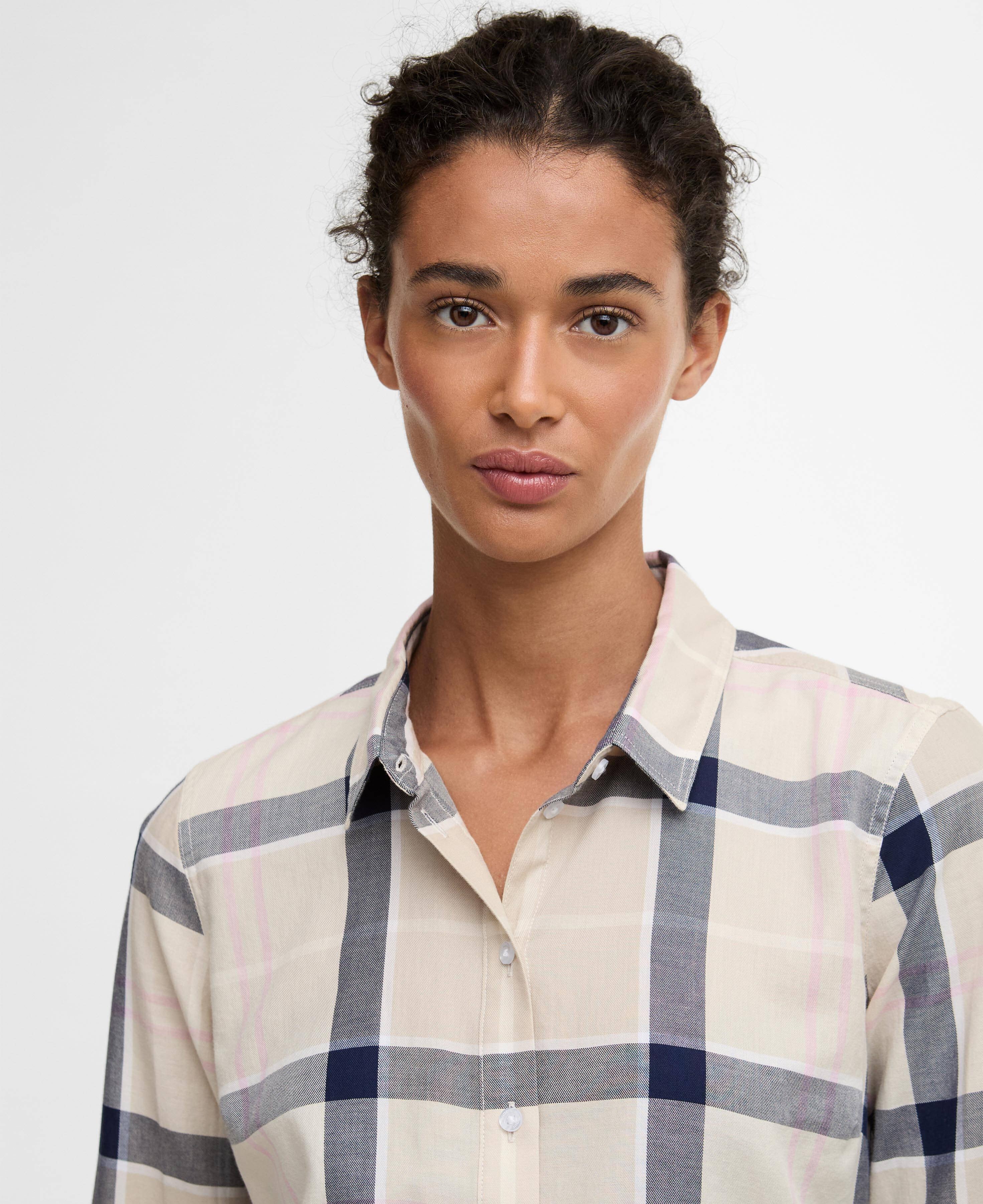 Bredon Regular Long-Sleeved Shirt - Cherry Blossom Tartan