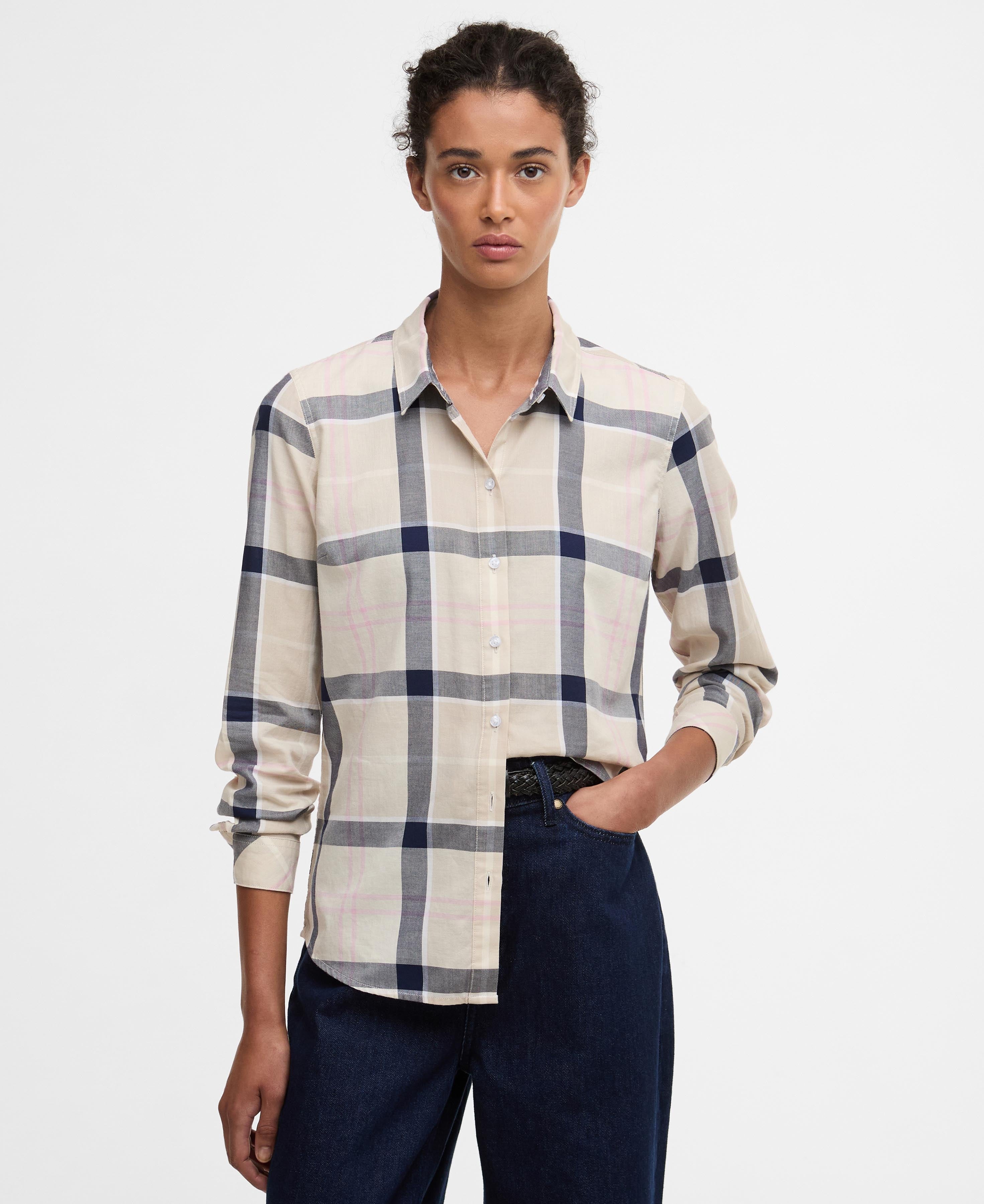 Bredon Regular Long-Sleeved Shirt - Cherry Blossom Tartan