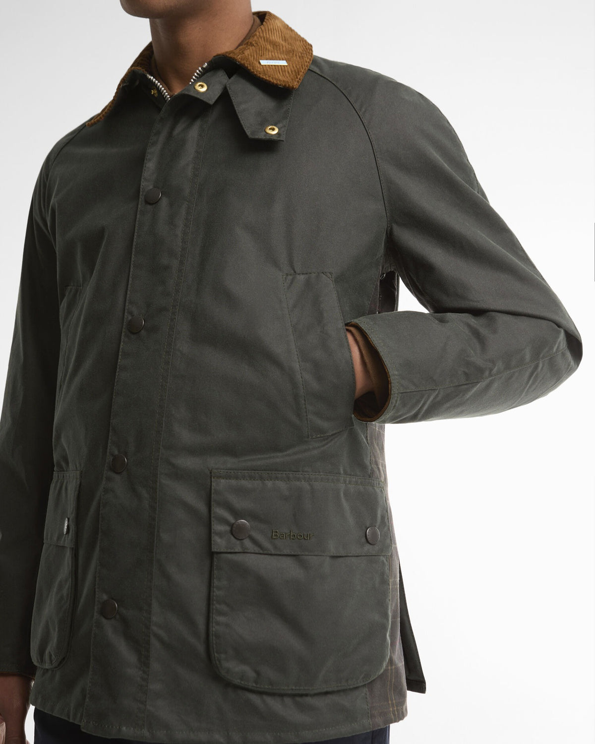 Icons Ashby Waxed Jacket - Sage