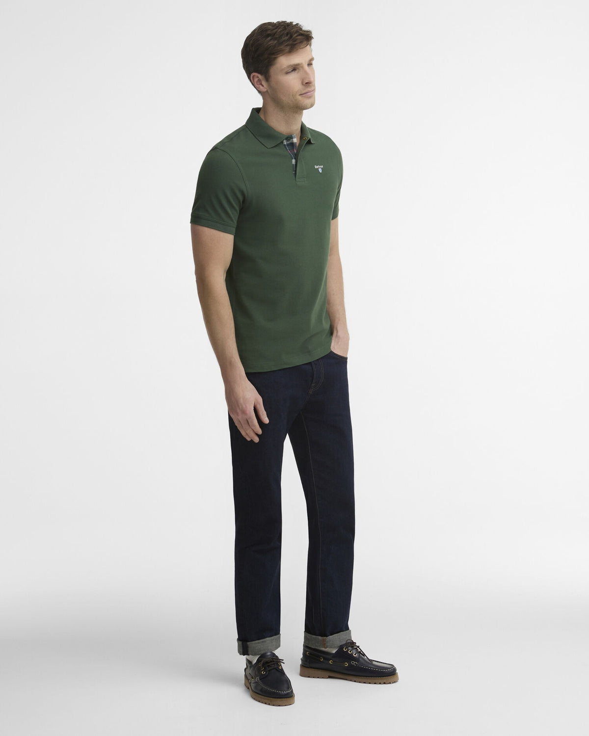 Tartan Pique Polo Shirt - Sycamore