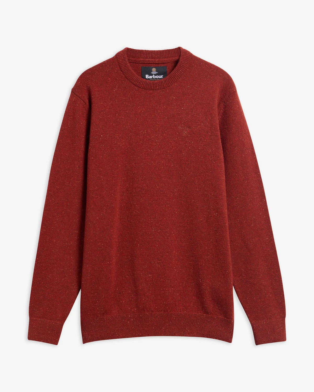 Essential Tisbury Crew-Neck Jumper - Russet