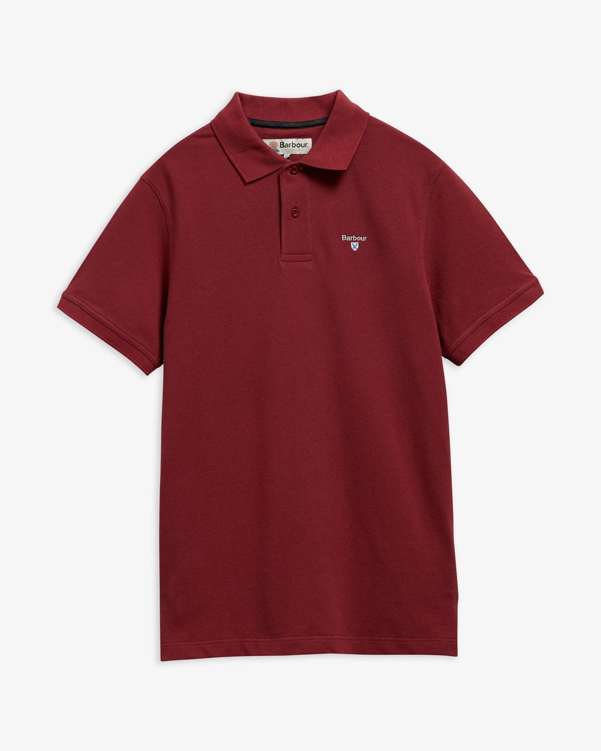 Tartan Pique Polo Shirt - Russet