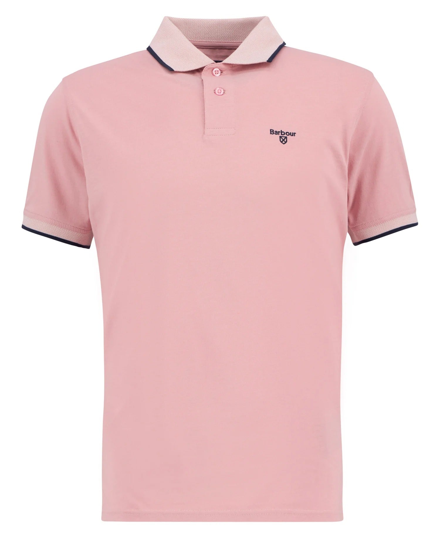 Cornsay Short-Sleeved Polo Shirt - Mineral Pink