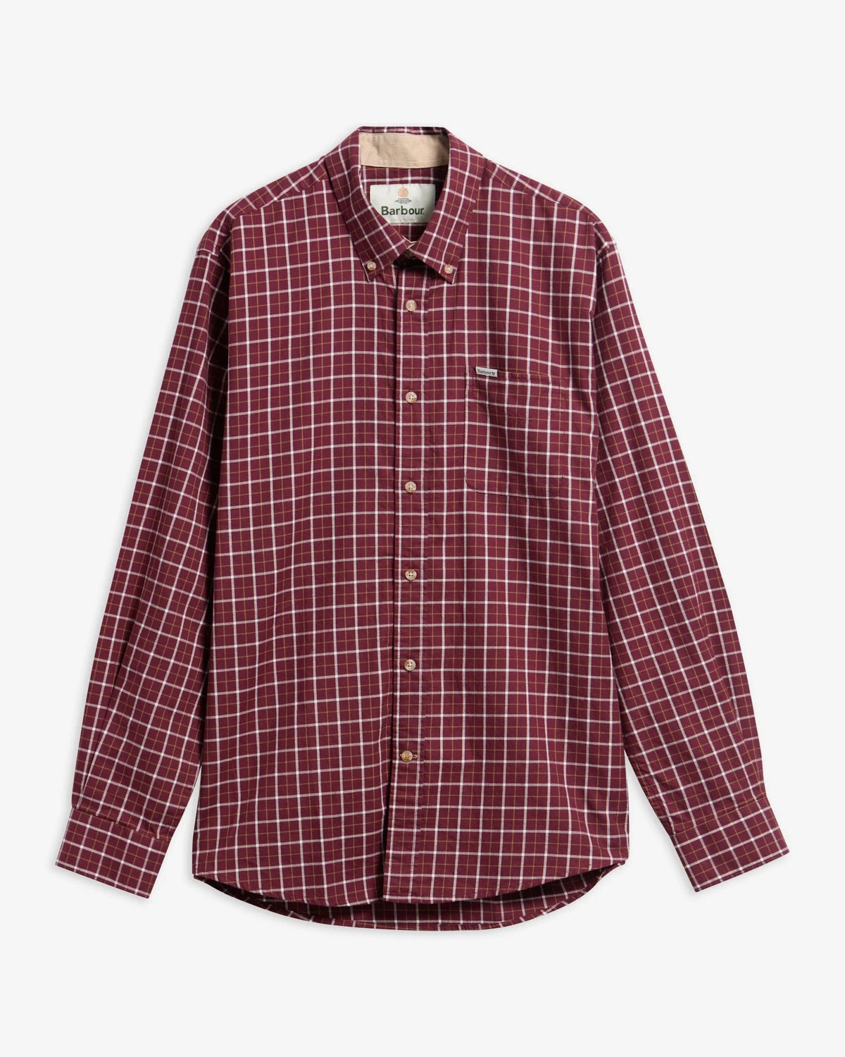 Bank Regular Long-Sleeved Shirt - Dark Bordeaux