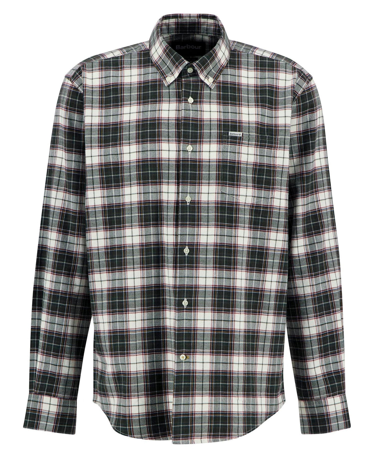 Telfield Regular Long-Sleeved Shirt - Olive