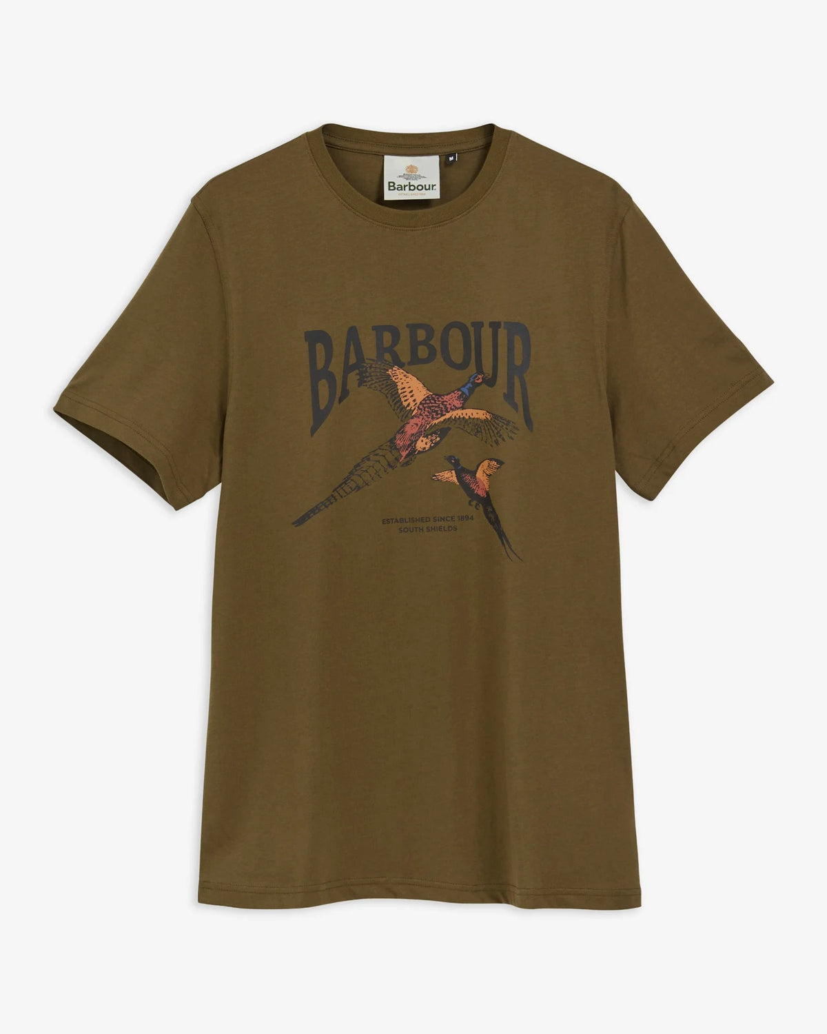 Pheasant Graphic Tailored T-Shirt - Beech