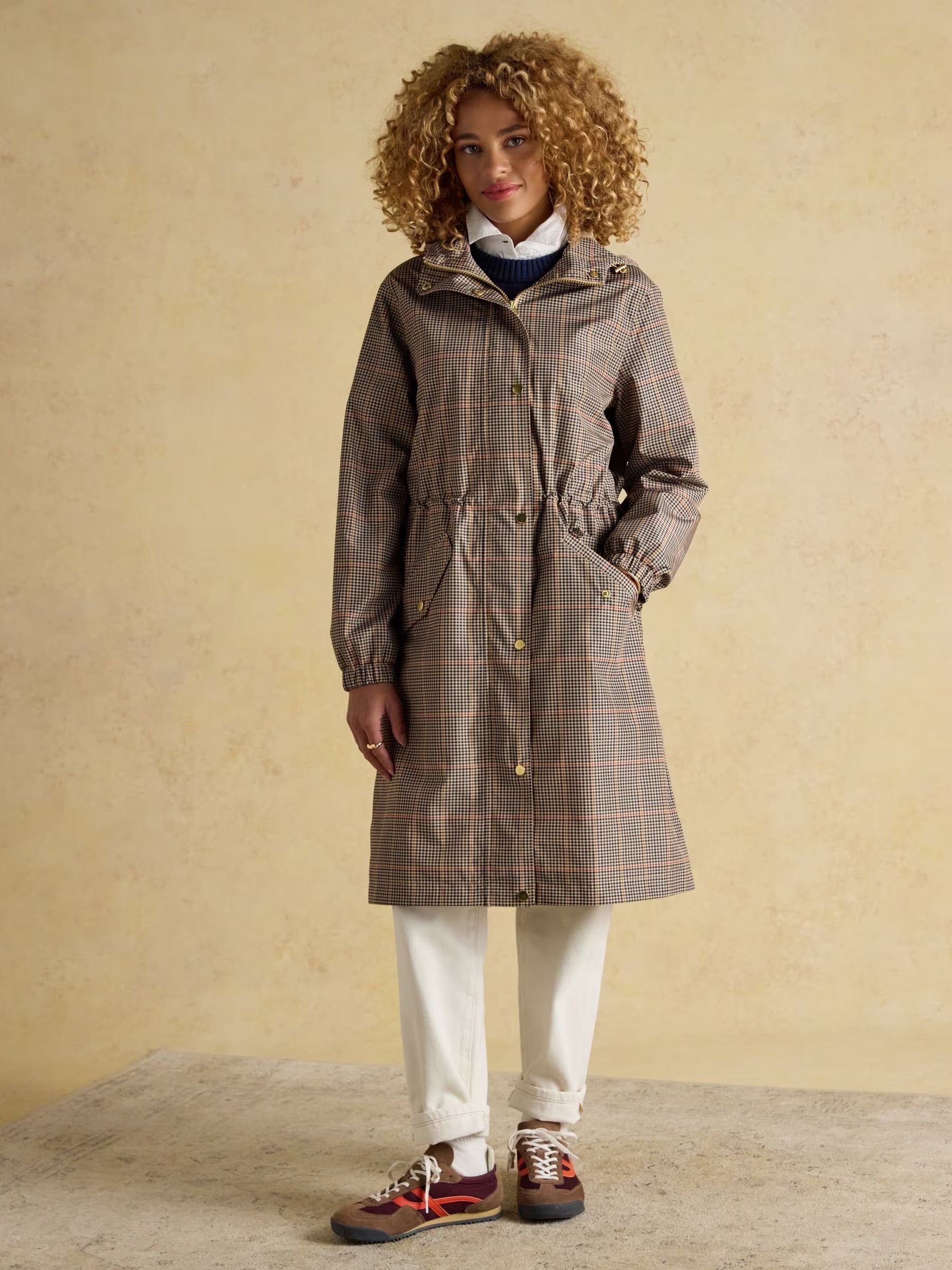 Holkham Brown Packable Waterproof Raincoat With Hood