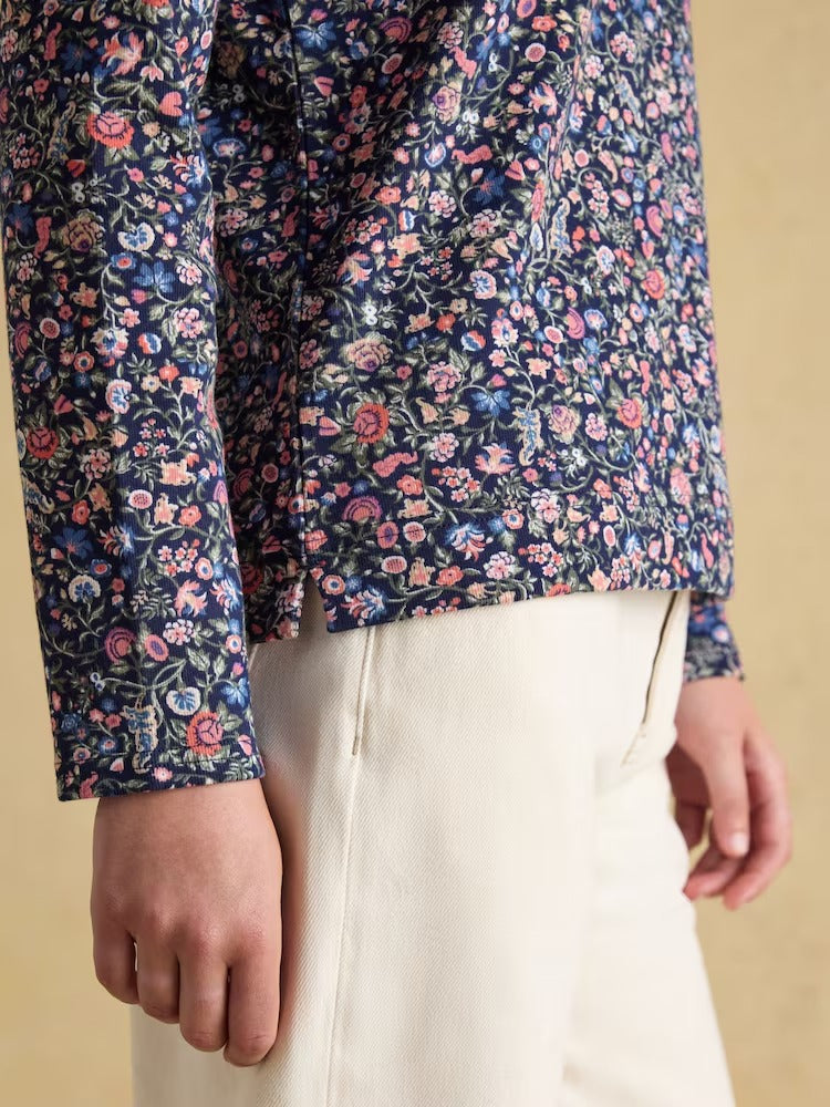 Harbour Multi Boat Neck Printed Top