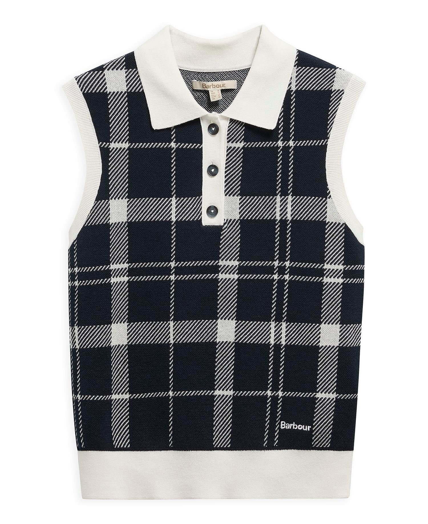 Allerdale Tartan Knitted Vest - Multi Check