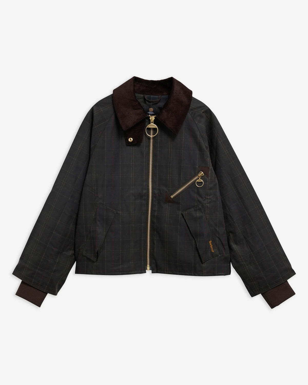 Arlene Checked Waxed Jacket - Classic/Shadow classic