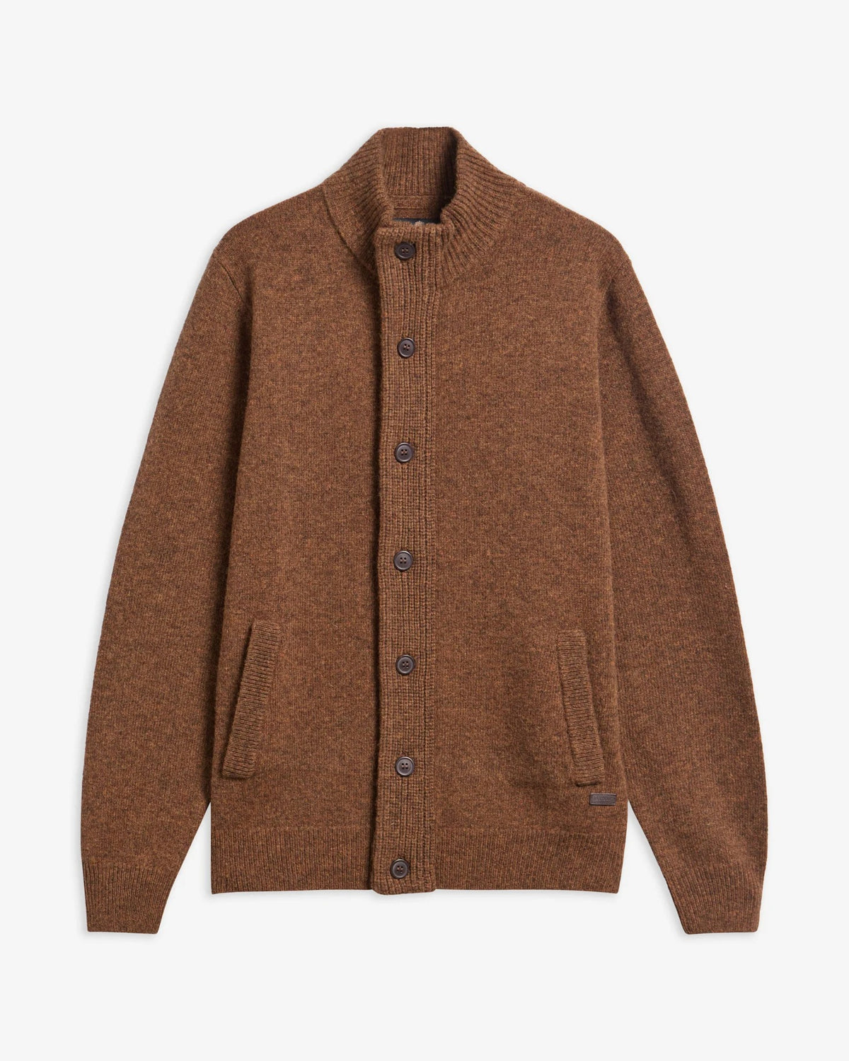 Essential Elbow-Patch Cardigan - Bracken