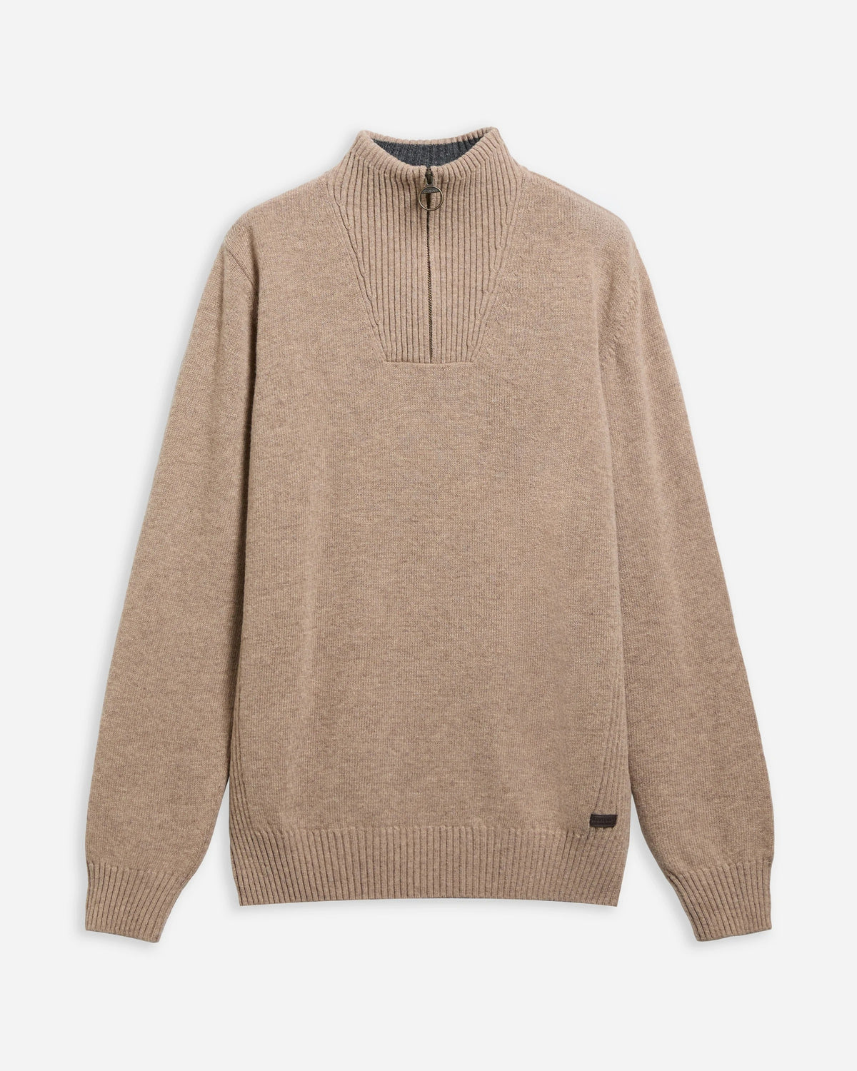 Nelson Essential Quarter-Zip Jumper - Stone