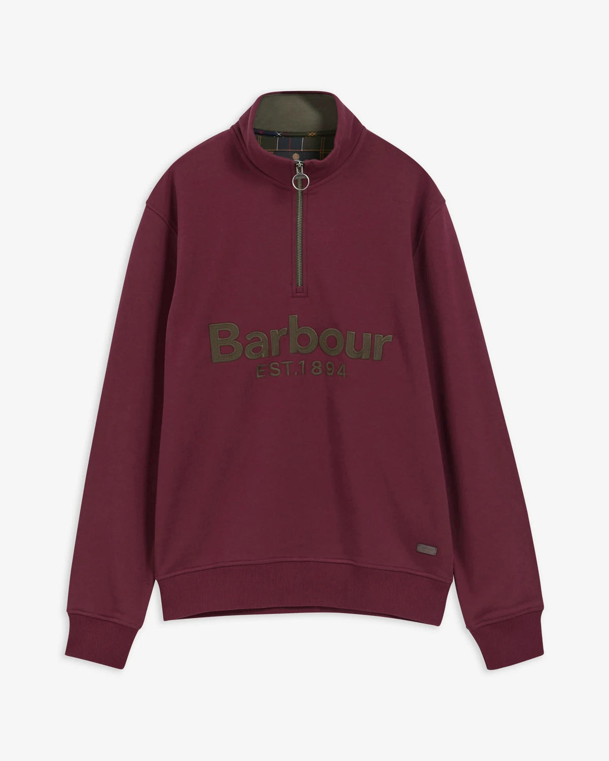 Fosse Half-Zip Sweatshirt - Dark Bordeaux