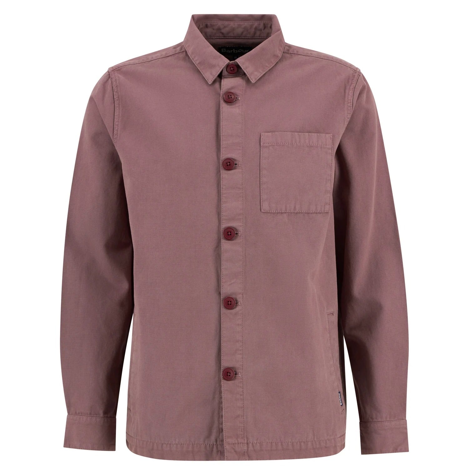Washed Cotton Overshirt - Peppercorn