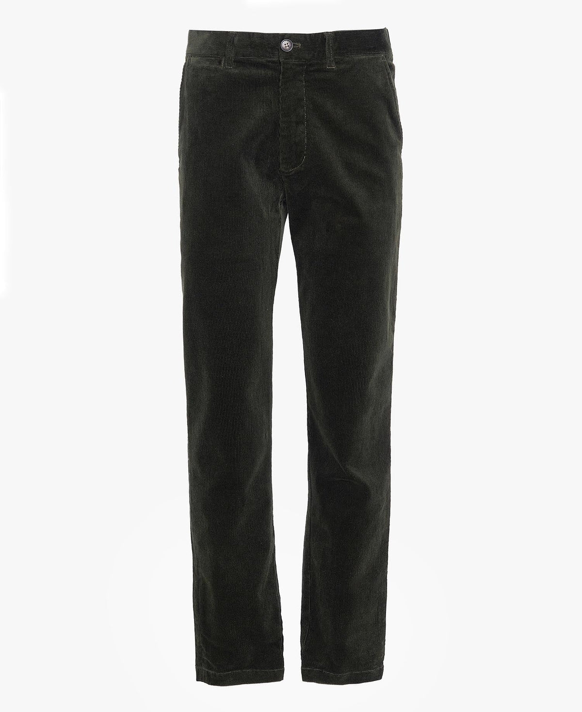 Stretch Cord Tailored Trousers - Forest