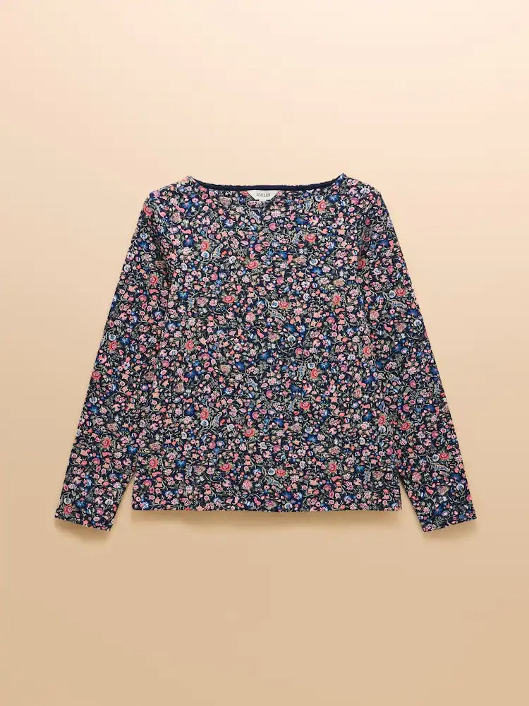 Harbour Multi Boat Neck Printed Top