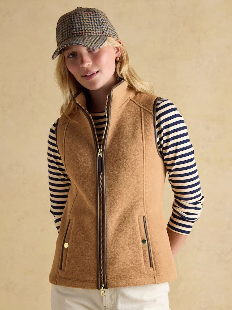Heritage Tan Regular Fleece Gilet
