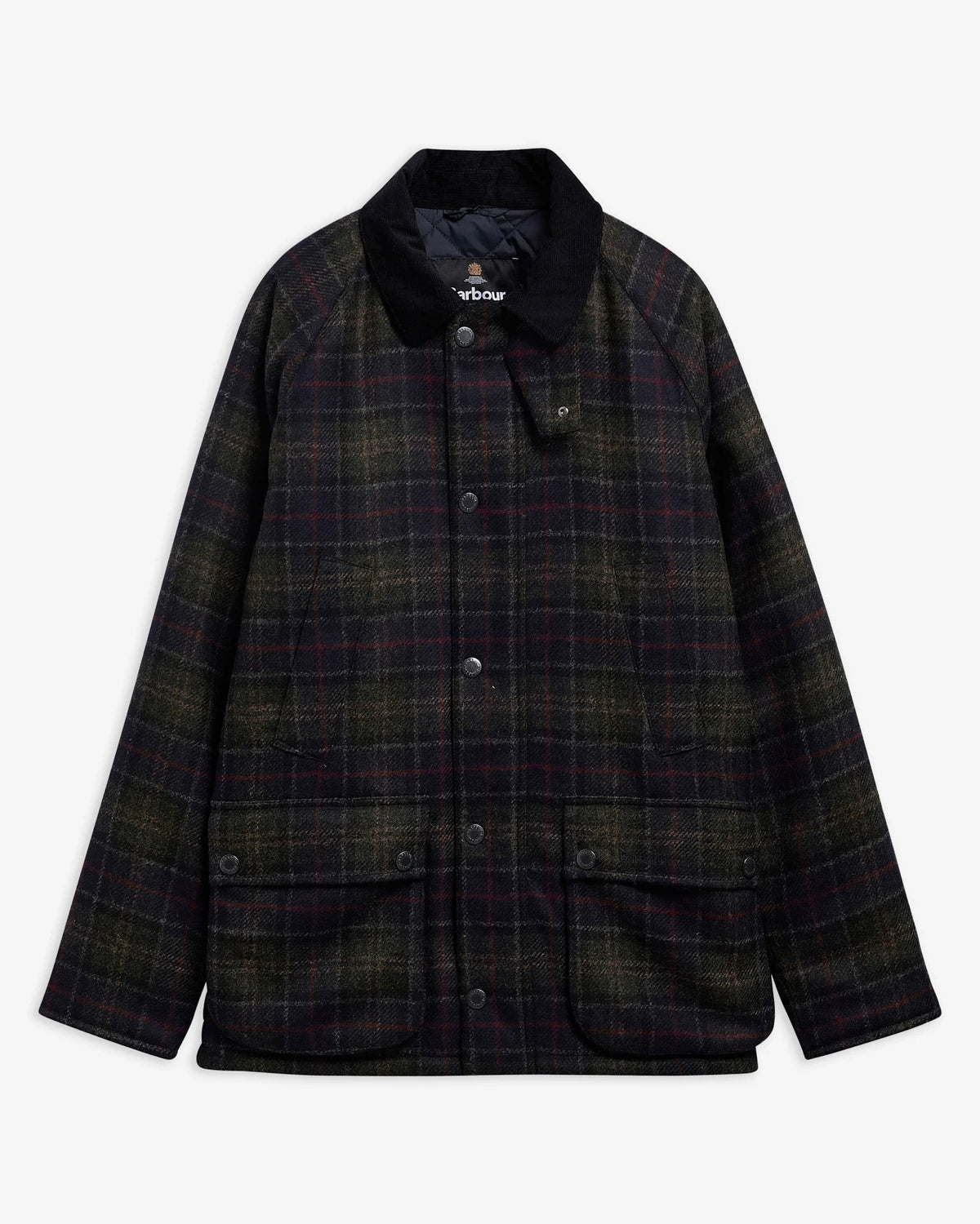 Tartan Bedale Wool Jacket - Shadow Classic Tartan