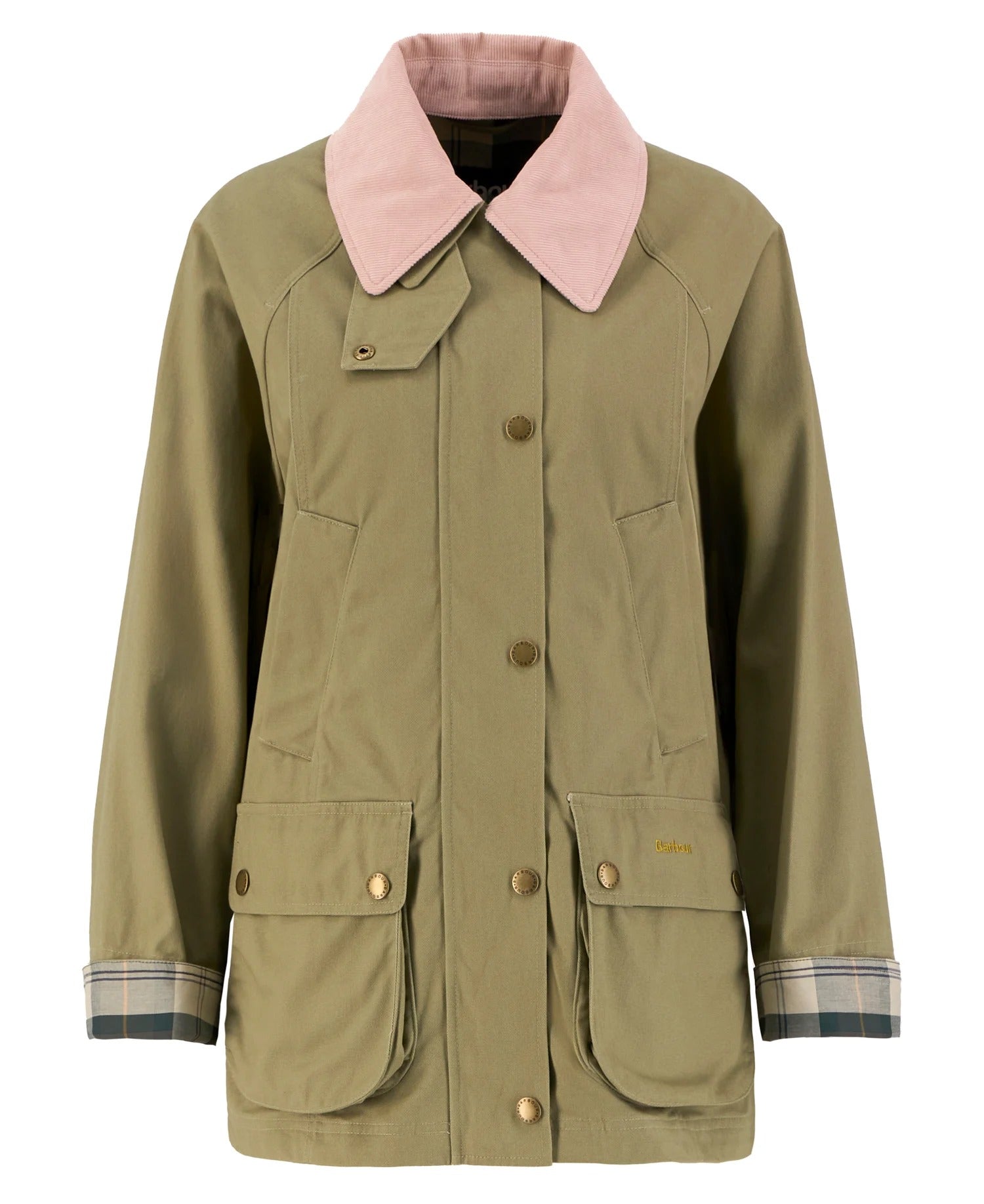 Modern Beadnell Casual Jacket - Bleached Olive/Ancient/Gardenia