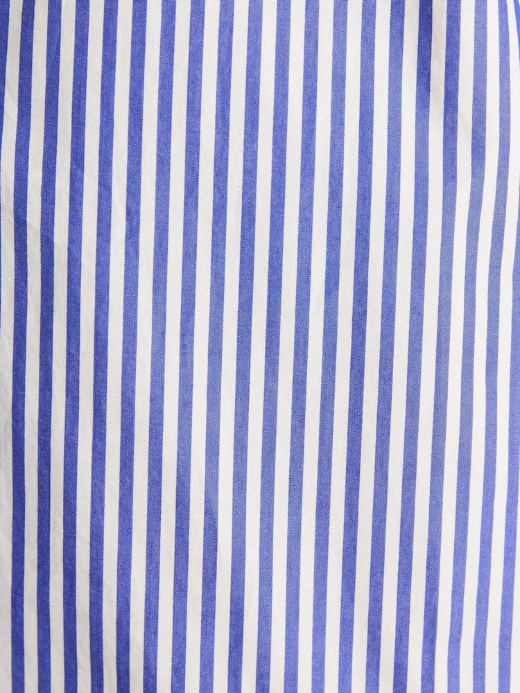 Amilla Jonty Blue/White Boyfriend Fit Shirt