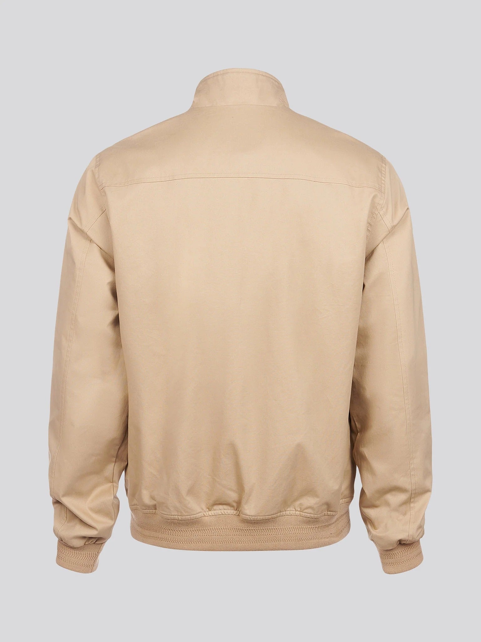 Men's Cotton Twill Harrington Jacket in Cornstalk