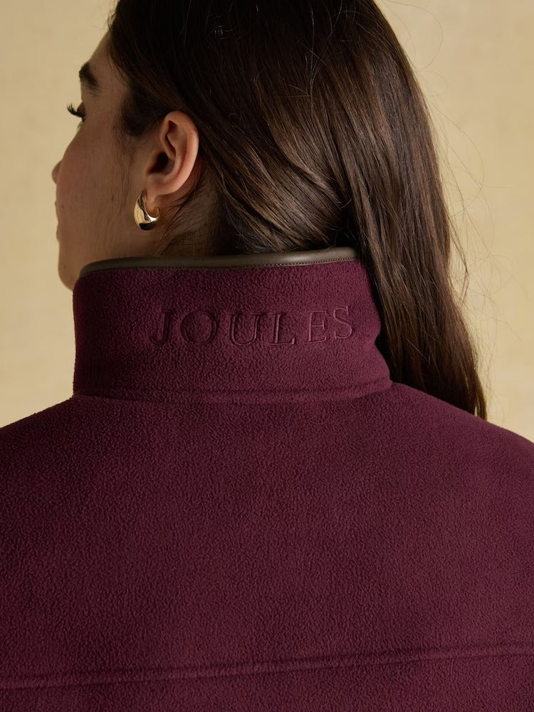 Heritage Wine Red Quarter Zip Fleece
