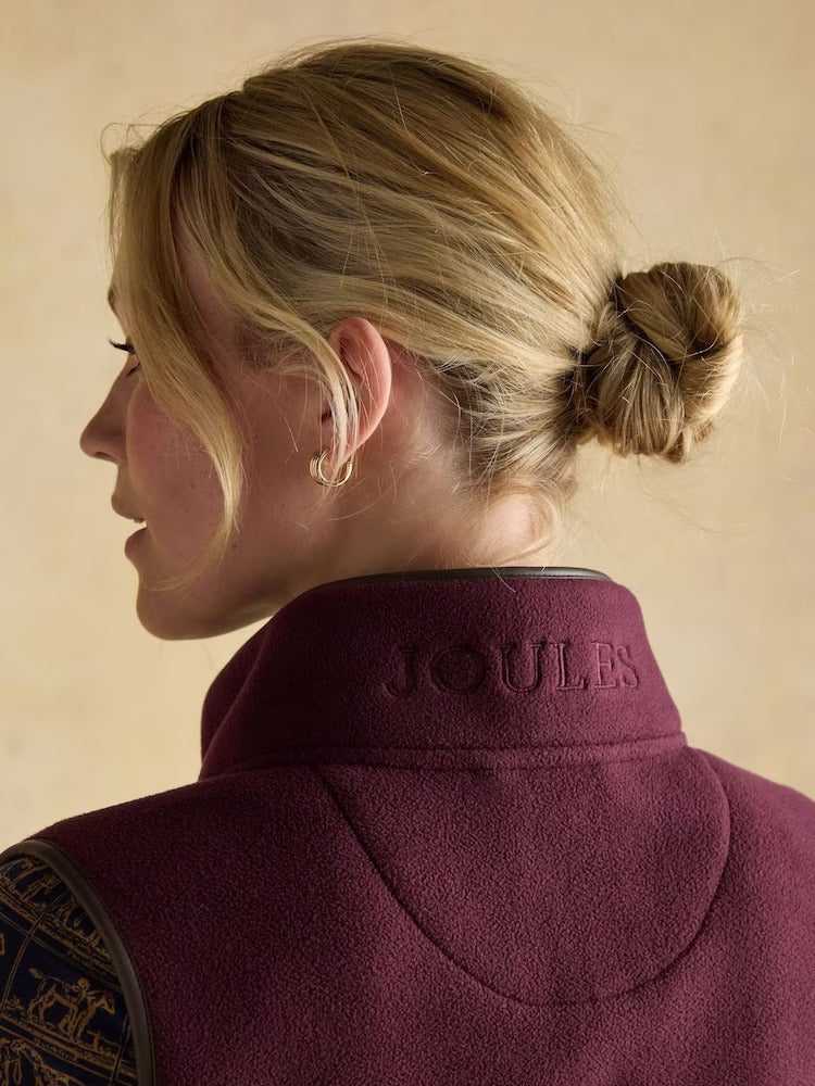 Heritage Red Regular Fleece Gilet