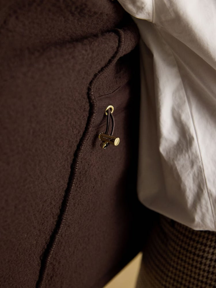 Heritage Chocolate Zip Up Polar Fleece