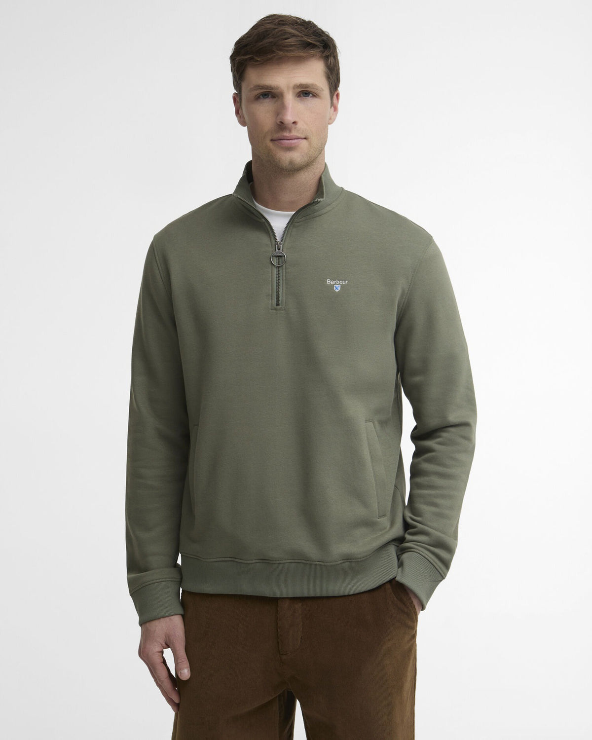 Desmond Half-Zip Sweatshirt - Agave Green