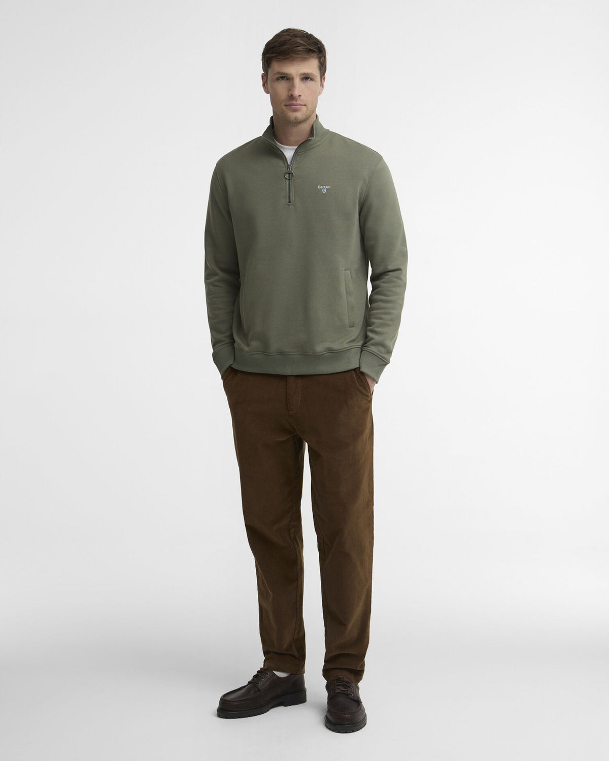 Desmond Half-Zip Sweatshirt - Agave Green
