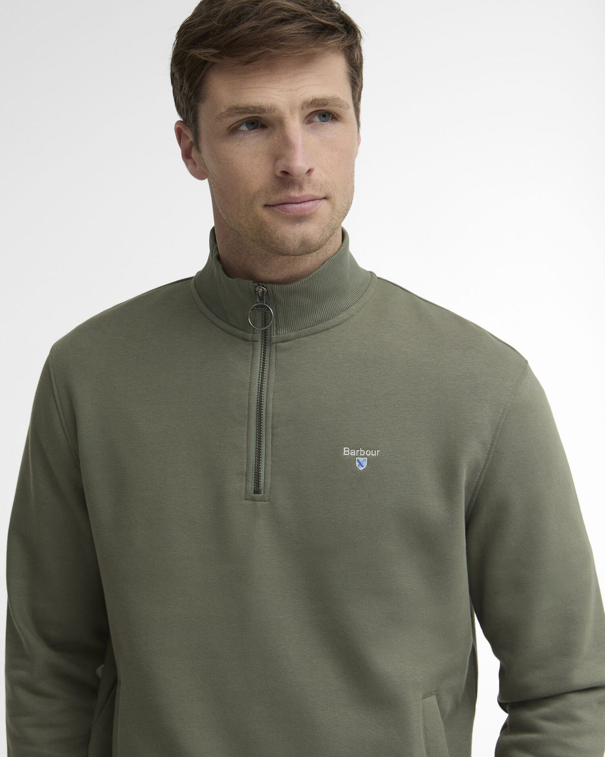 Desmond Half-Zip Sweatshirt - Agave Green