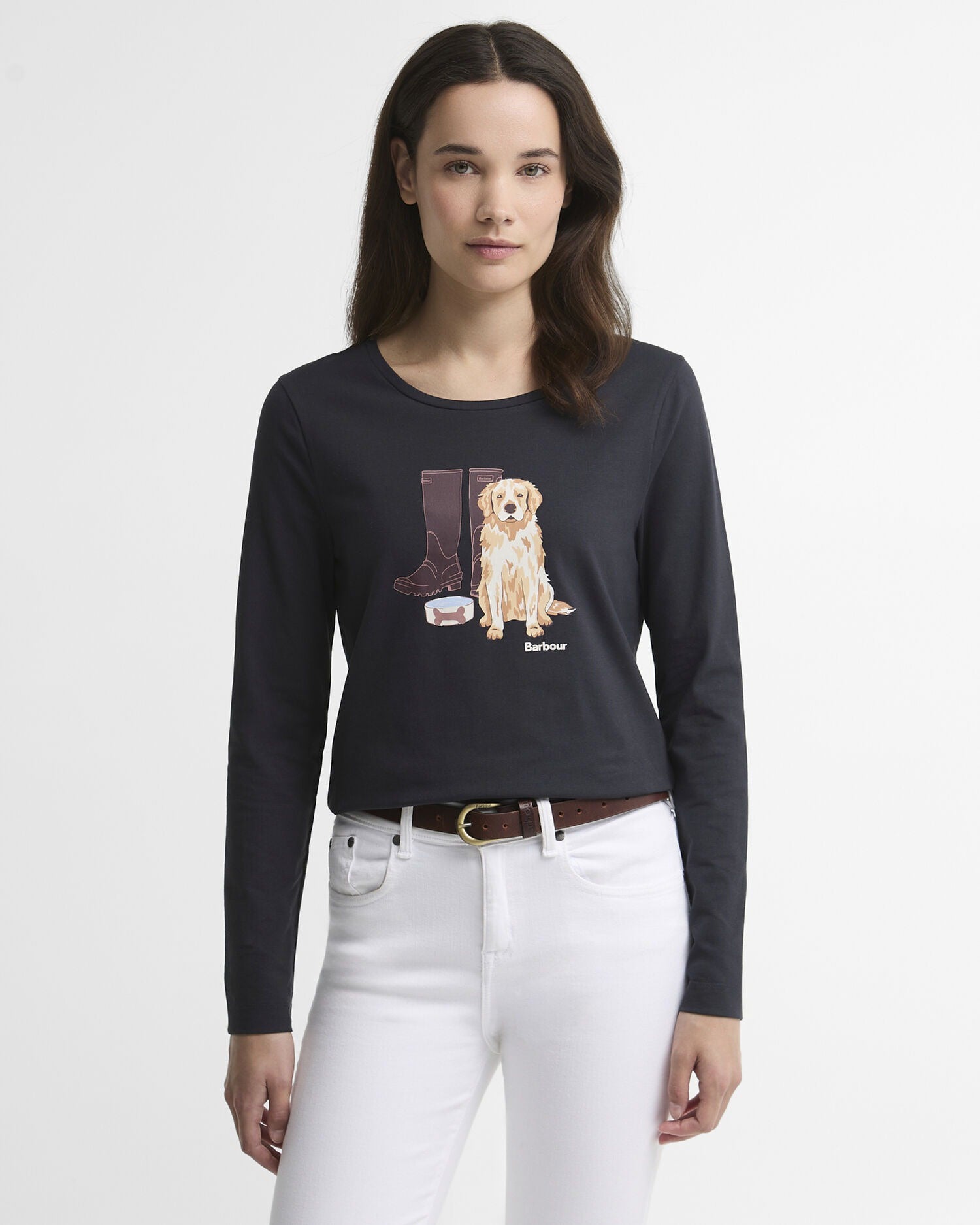 Hedley Long-Sleeved T-Shirt - Dark Navy