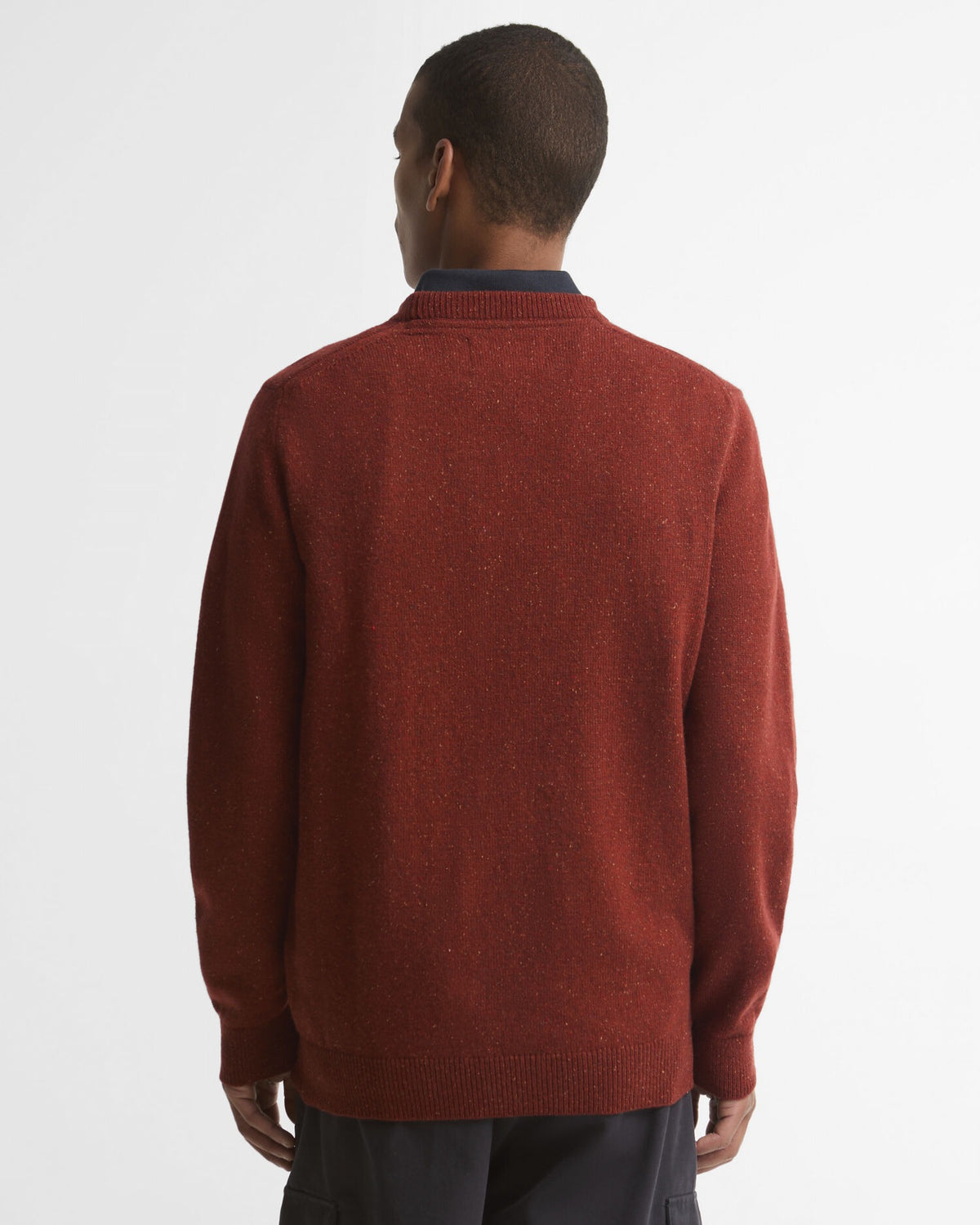 Essential Tisbury Crew-Neck Jumper - Russet