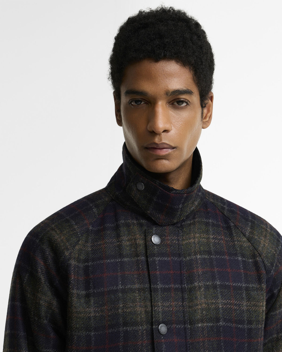 Tartan Bedale Wool Jacket - Shadow Classic Tartan