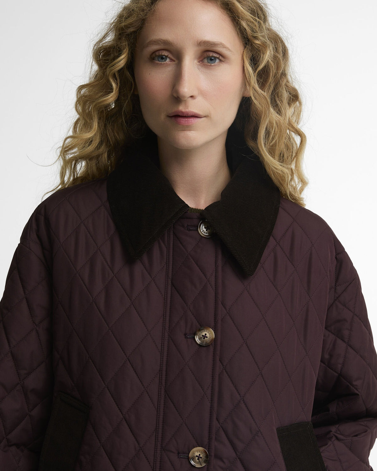 Moira Quilted Jacket - Fig/Shadow Classic